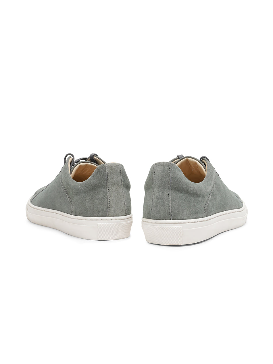 Stone Grey Suede Trainers