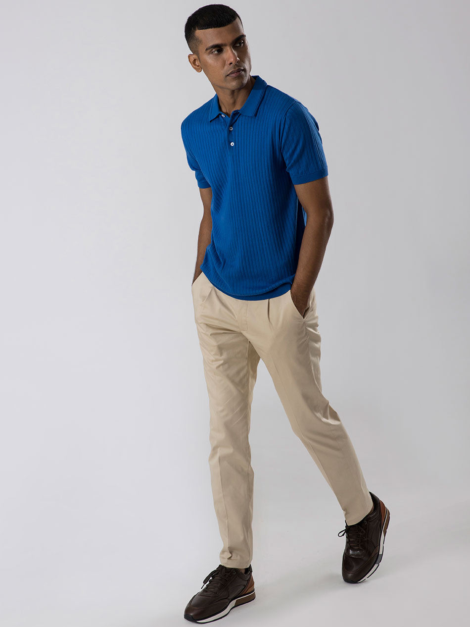 CLASSIC BLUE STRIPED POLO