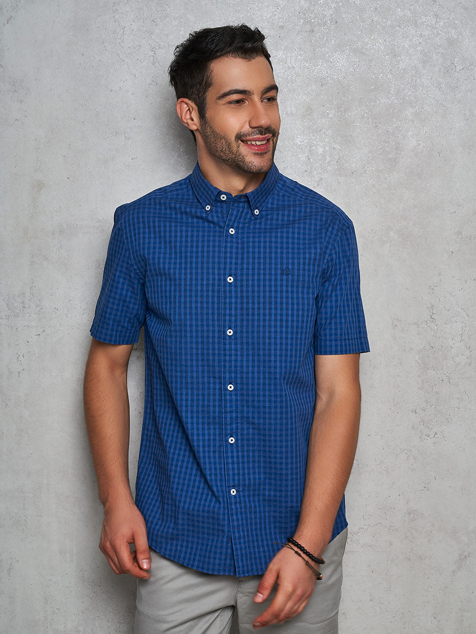 BLUE TONAL MELANGE - S/S