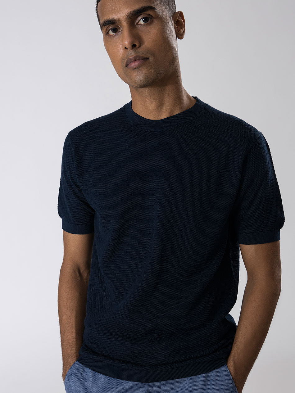 OFF DUTY TEE - NAVY