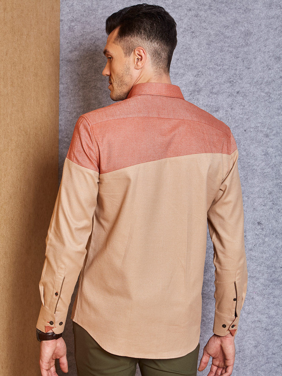 RUST KHAKI COLORBLOCK