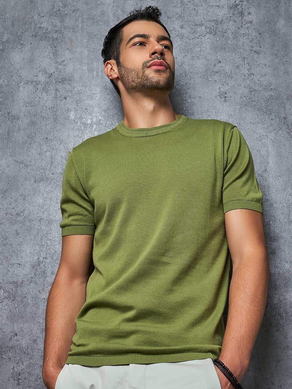 SAGE KNIT CREW