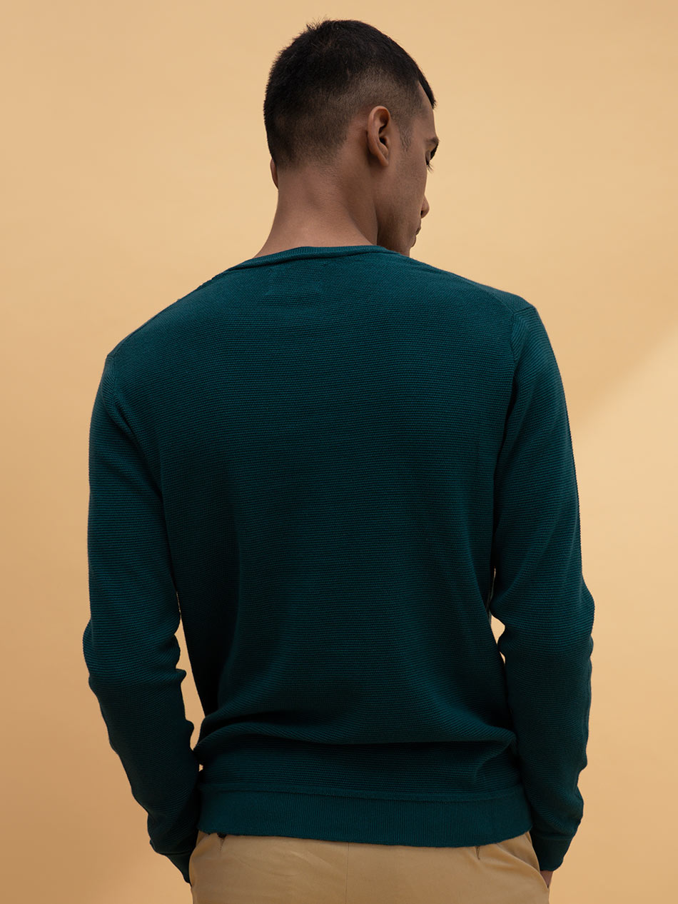 TEAL LONG SLEEVED TEE