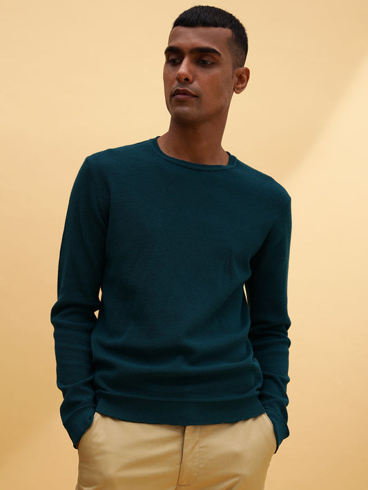 TEAL LONG SLEEVED TEE
