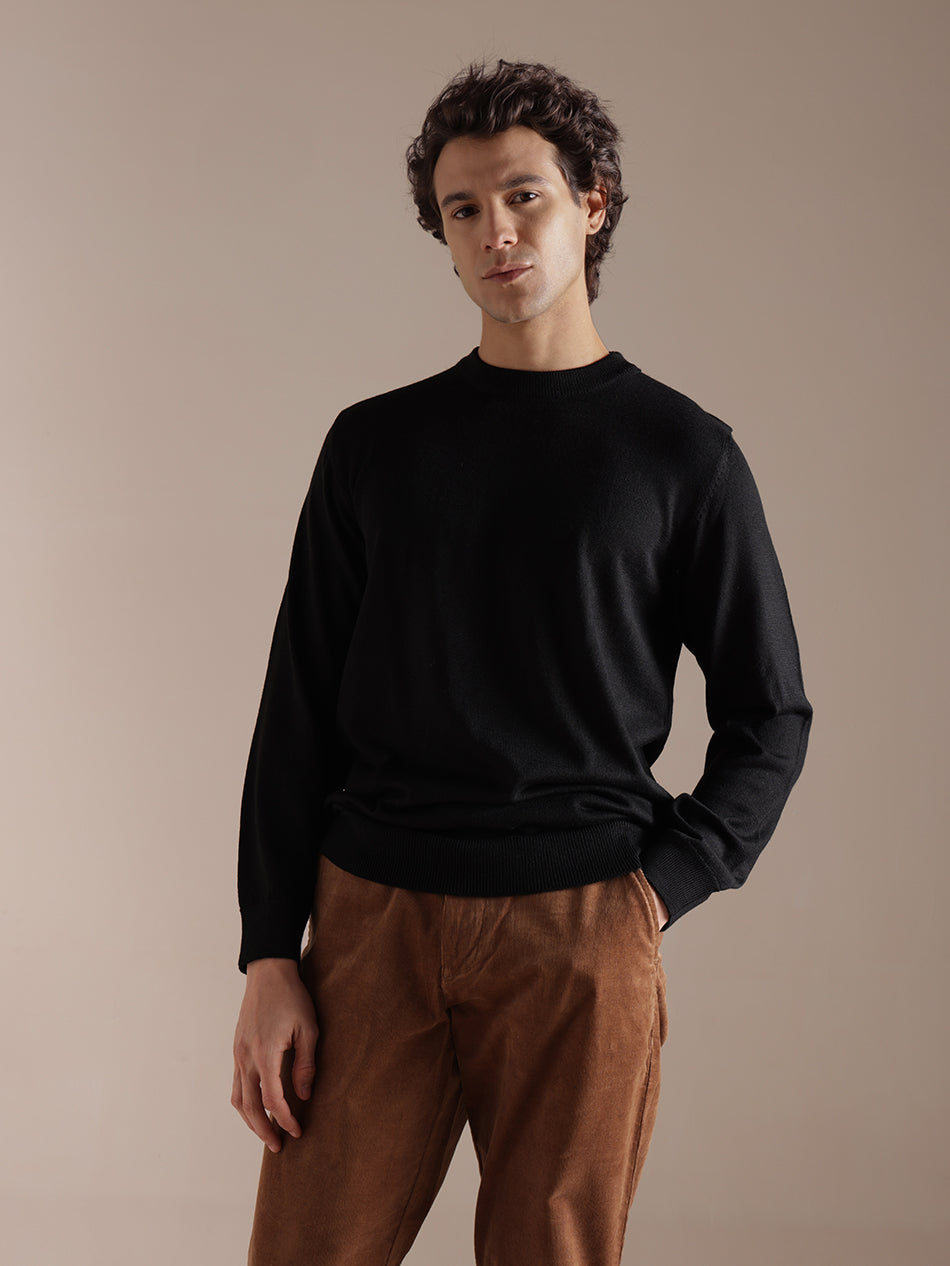 Eclipse Black Knit Tee