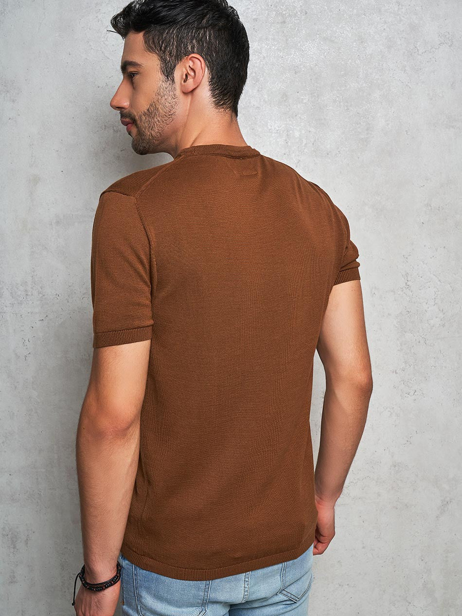 TOFFEE KNIT CREW