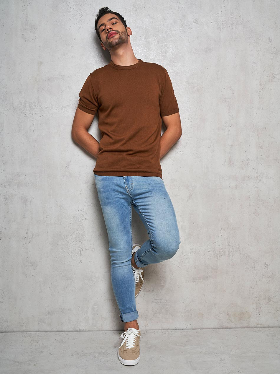 TOFFEE KNIT CREW