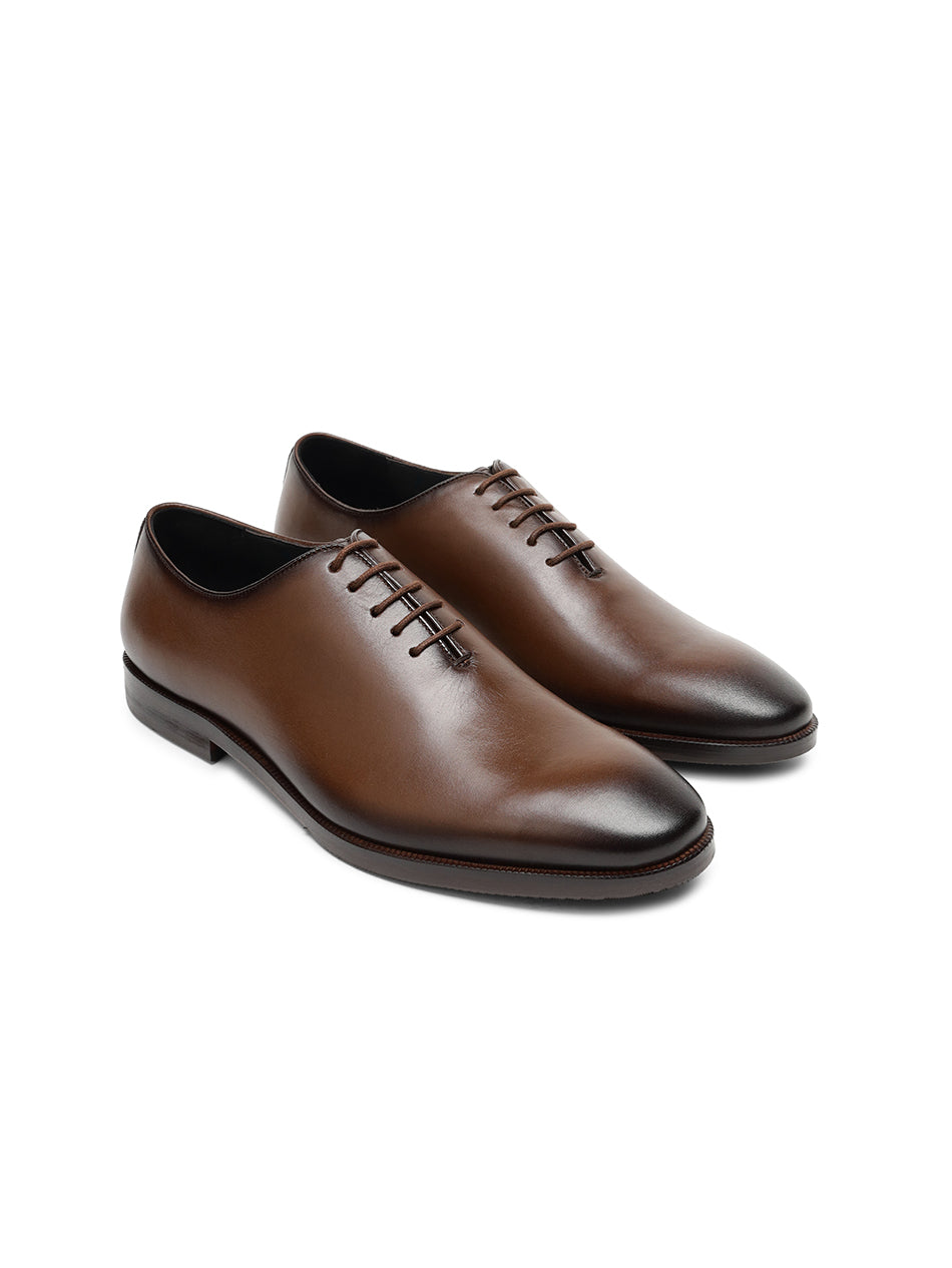 Brown Wholecut Oxford