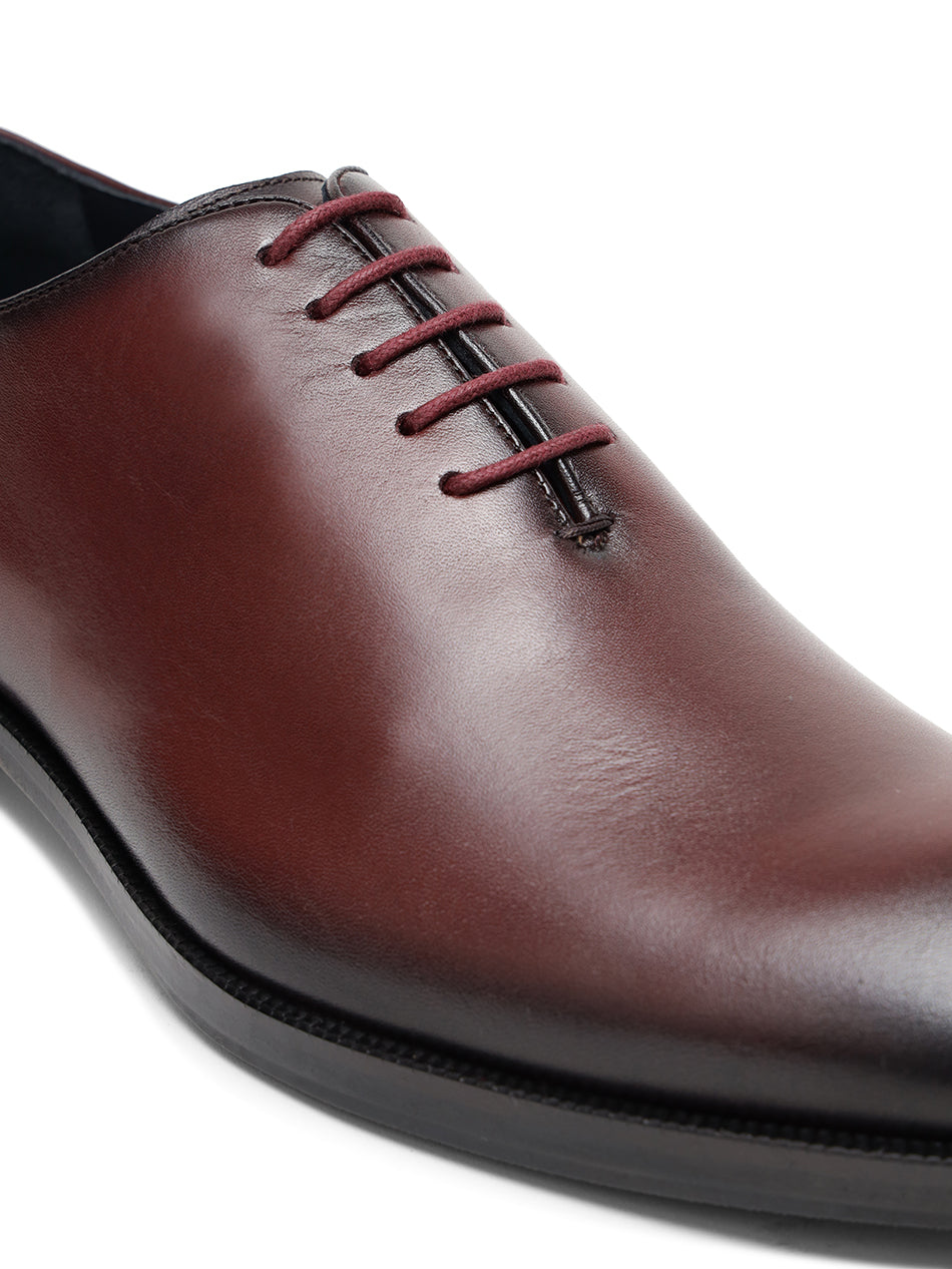 Burgundy Wholecut Oxford