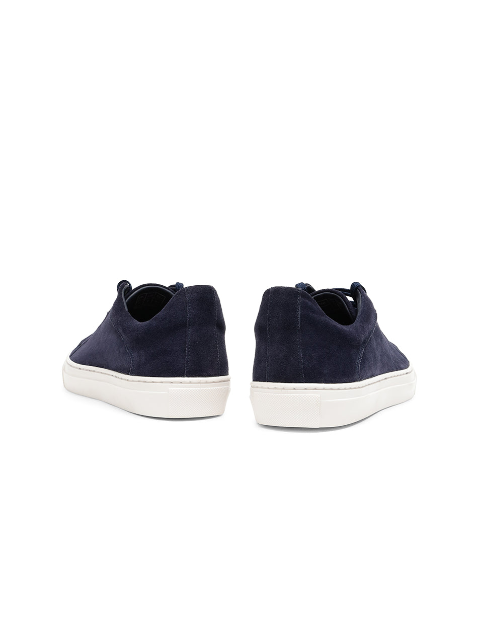 Navy Suede Trainers