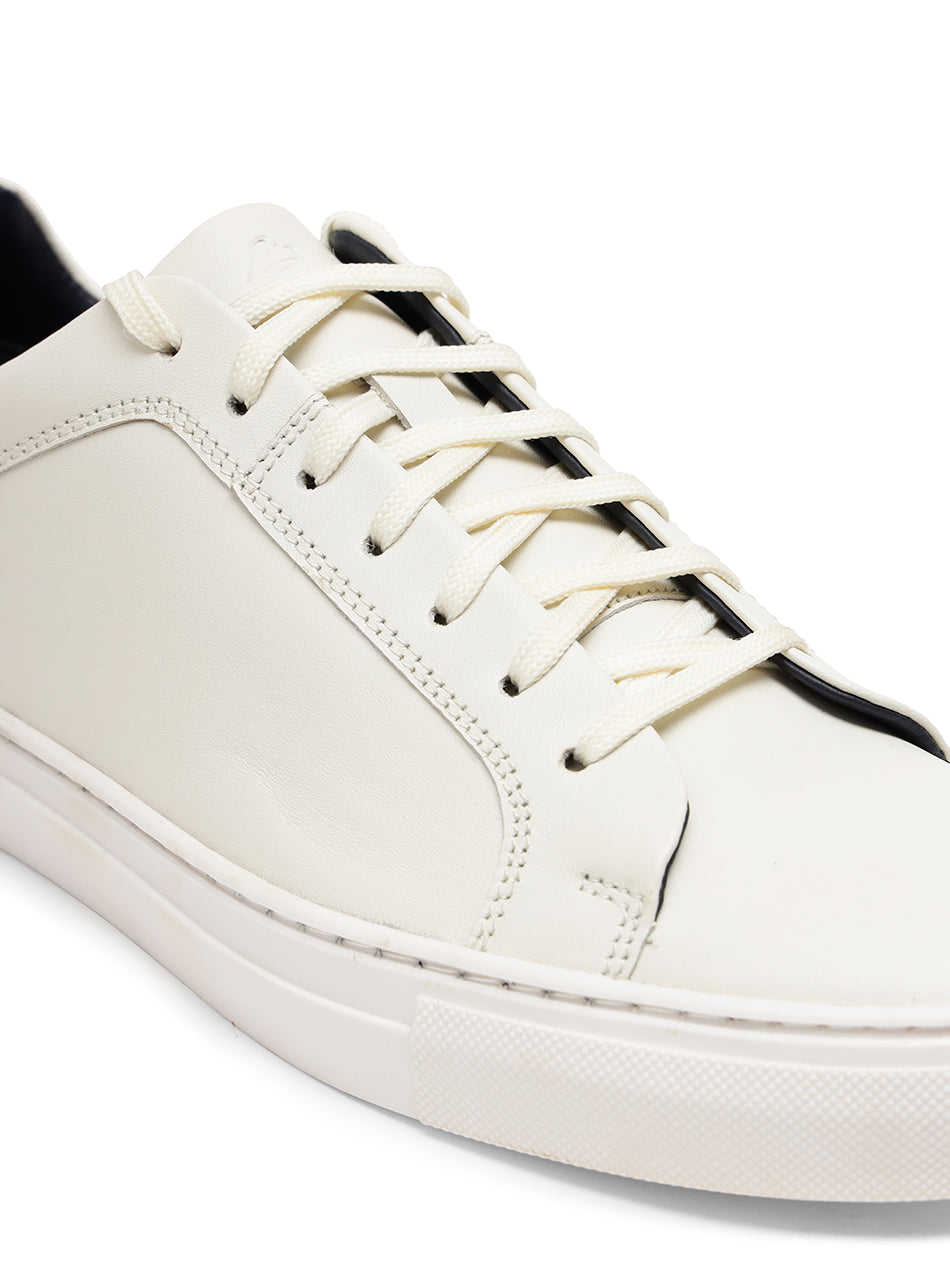 White Leather Trainers