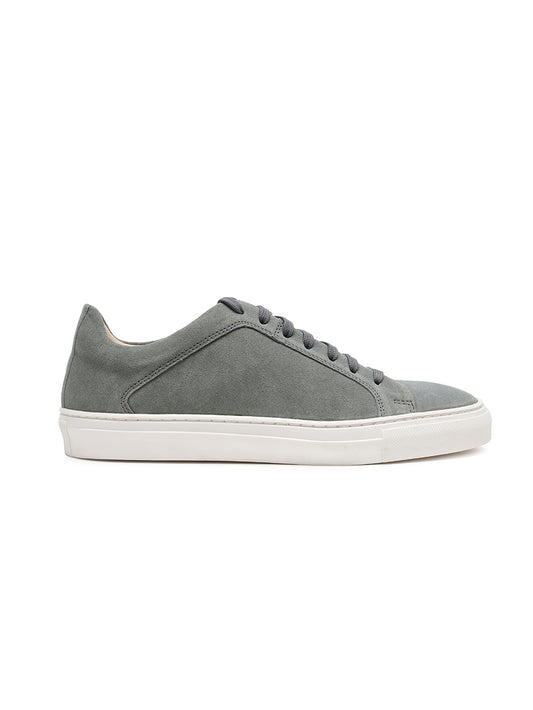 Stone Grey Suede Trainers