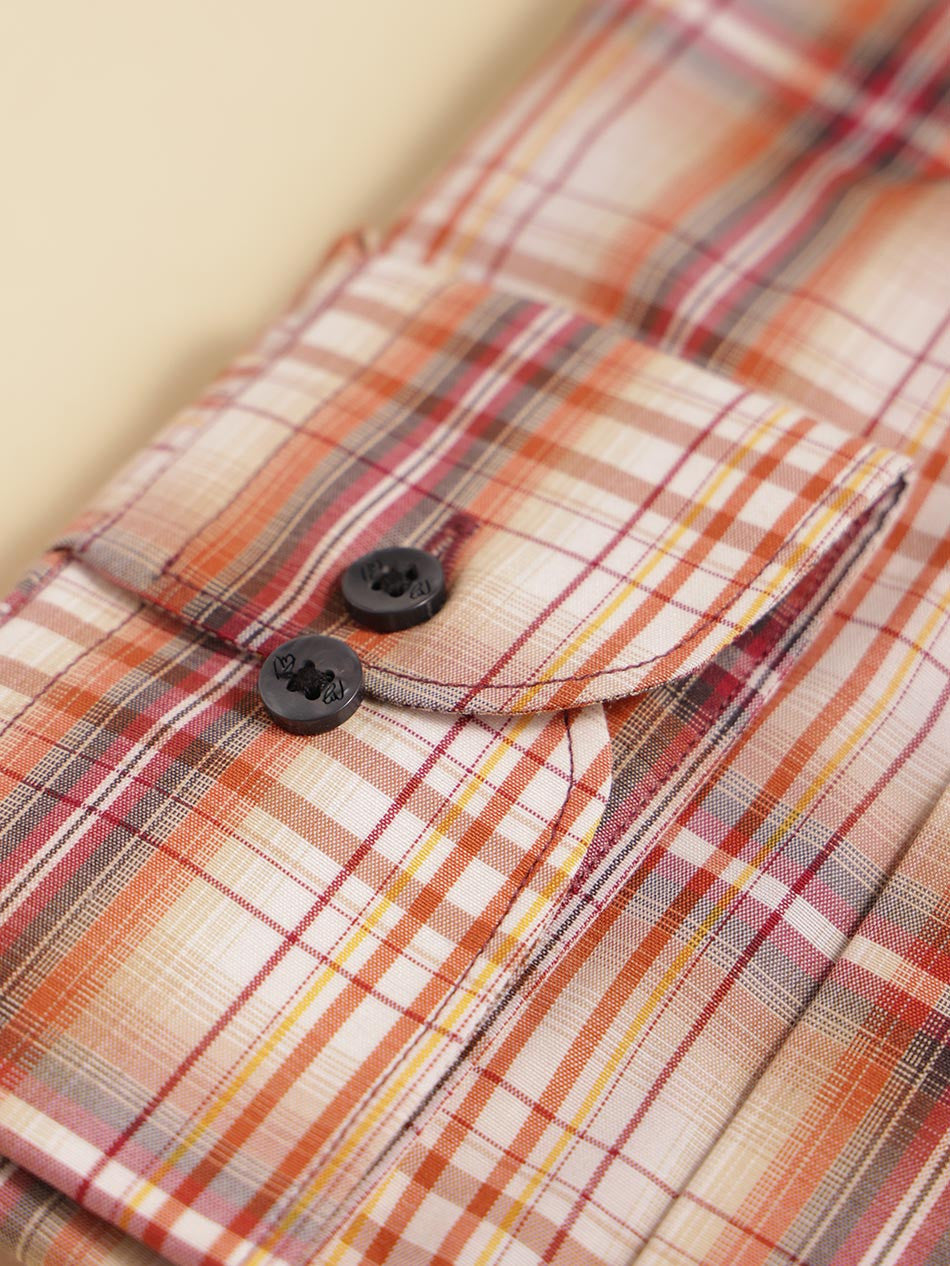 BORDEAUX PLAID SHIRT