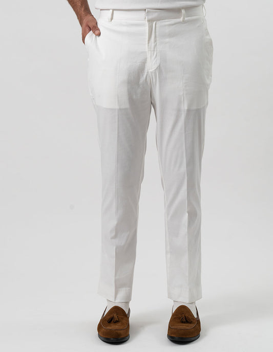 Ivory Stretch Trouser