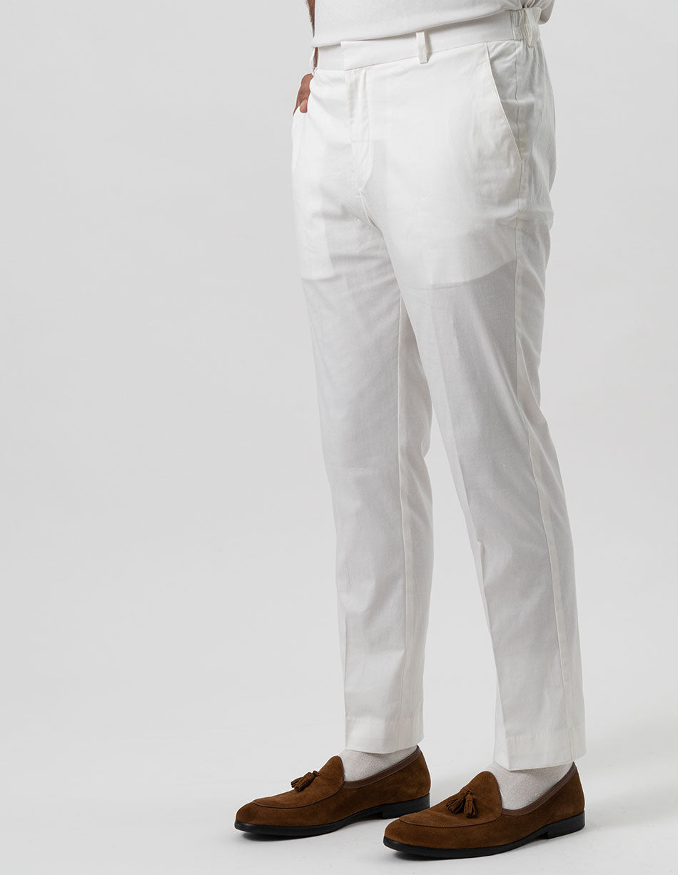 Ivory Stretch Trouser