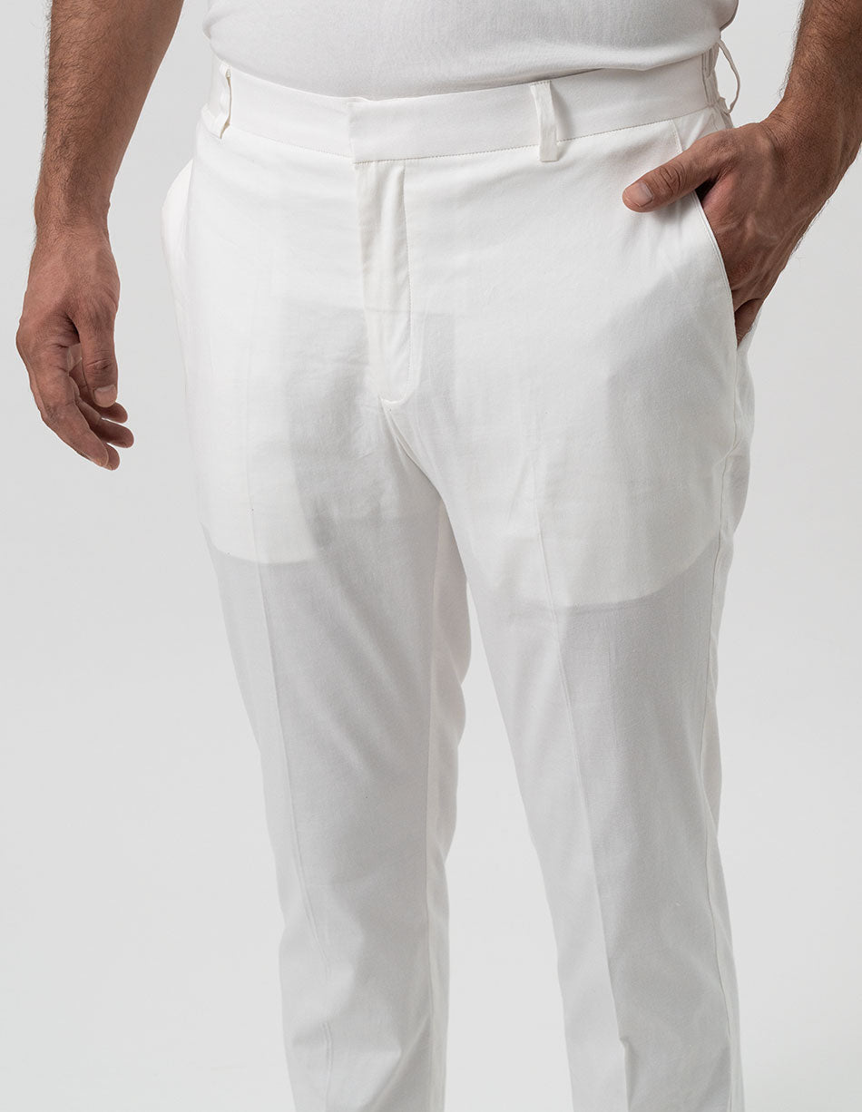 Ivory Stretch Trouser