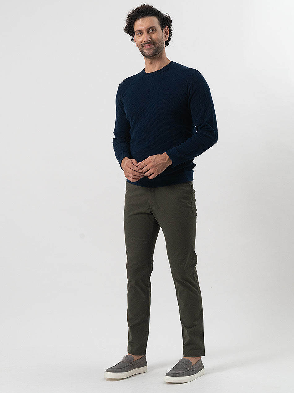 NAVY LONG SLEEVED TEE