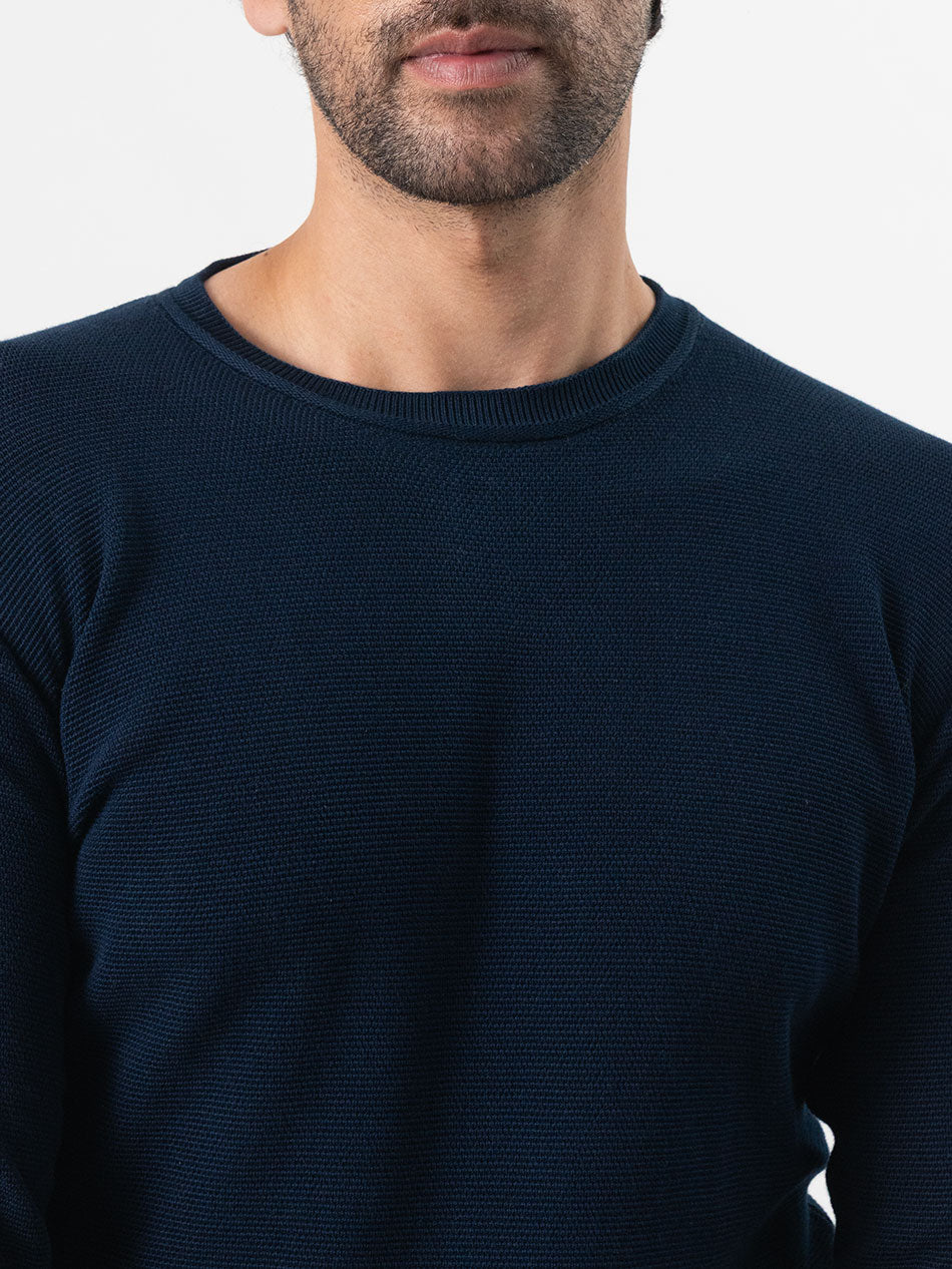 NAVY LONG SLEEVED TEE