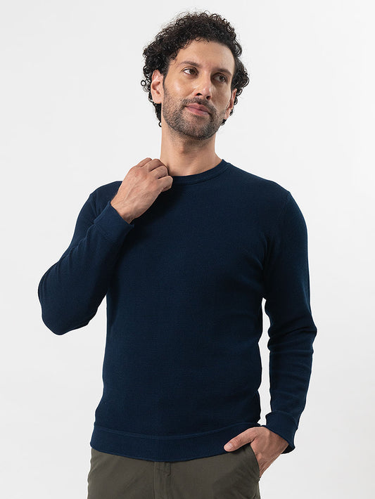NAVY LONG SLEEVED TEE