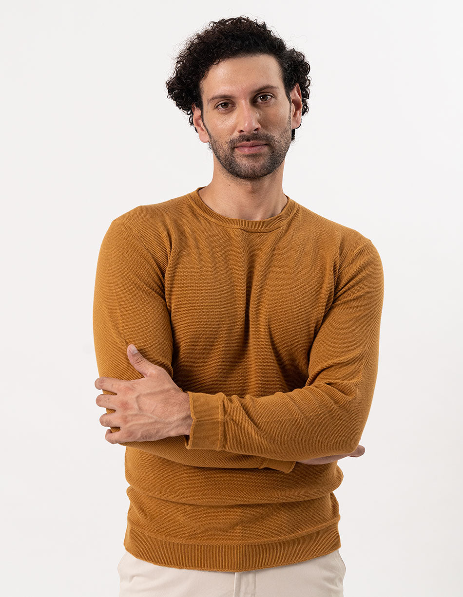 RICH BROWN LONG SLEEVED TEE