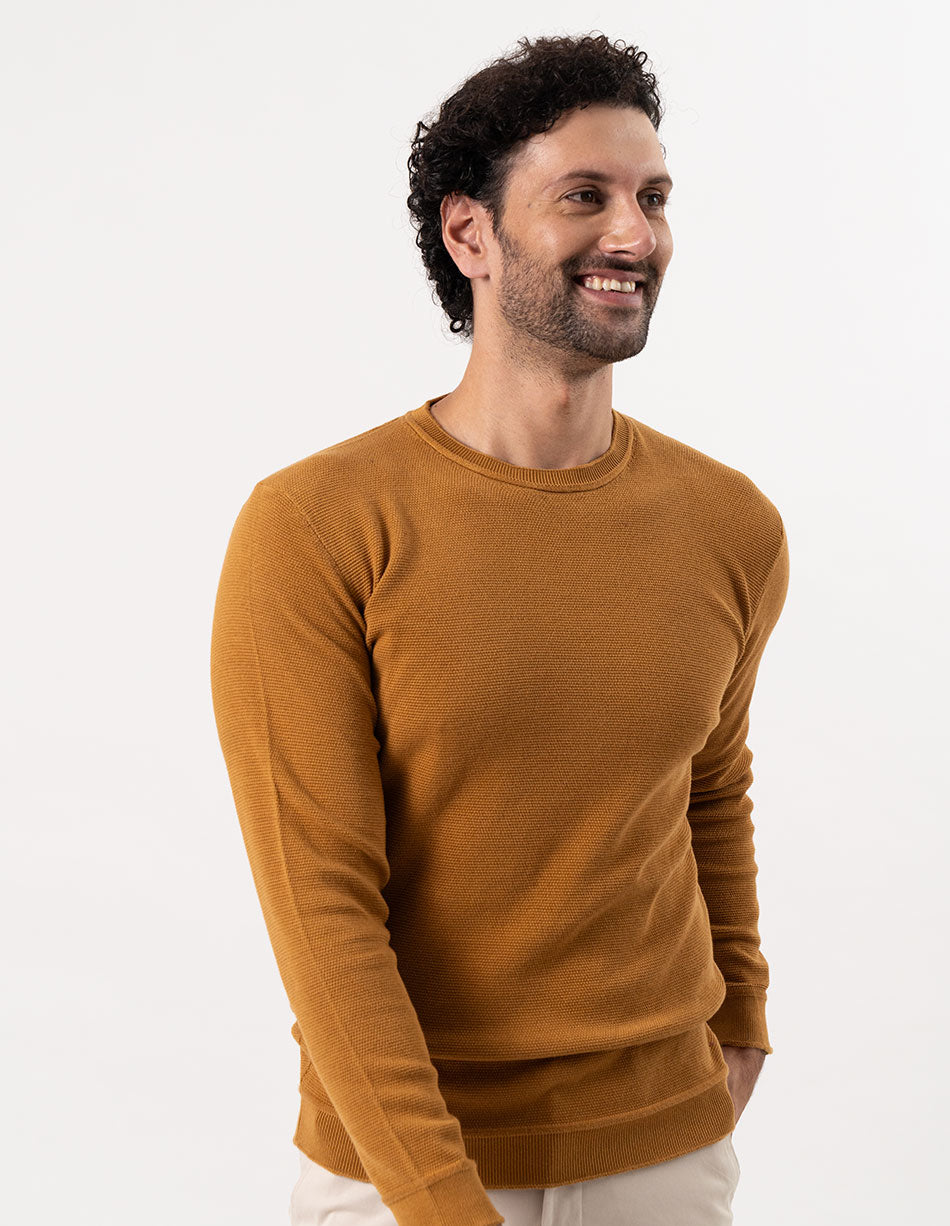 RICH BROWN LONG SLEEVED TEE