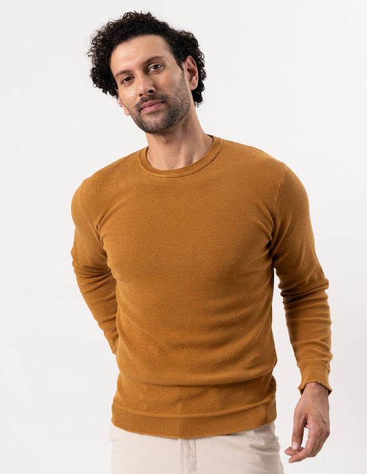 RICH BROWN LONG SLEEVED TEE