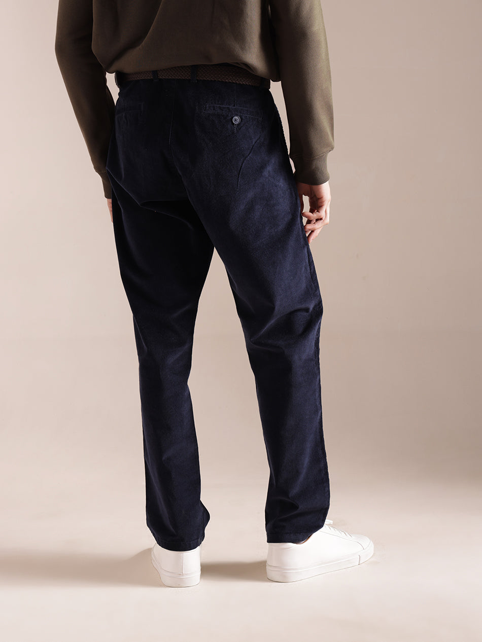 Deep Navy Corduroy Pants