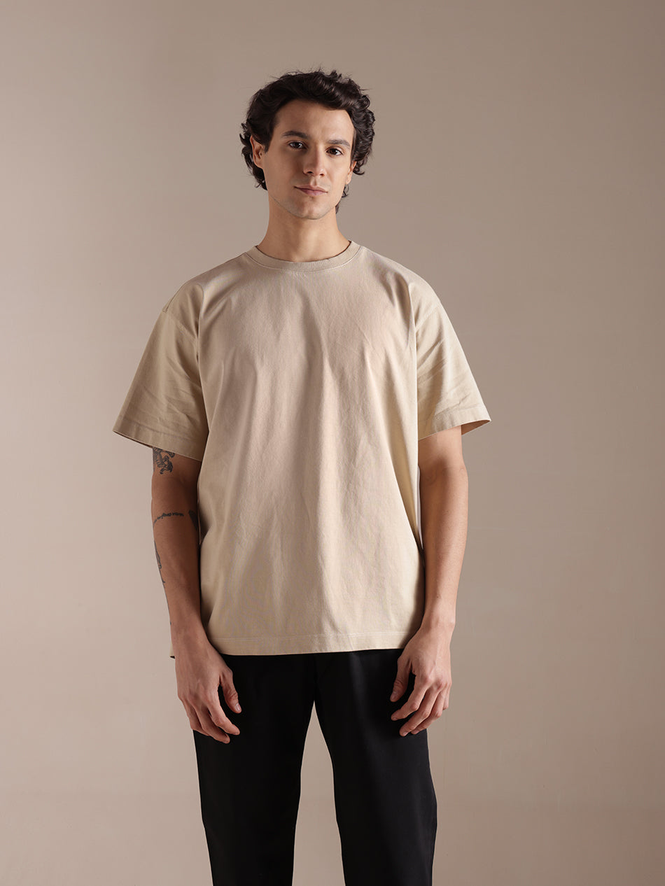 Sandstone Beige Heavy Tee