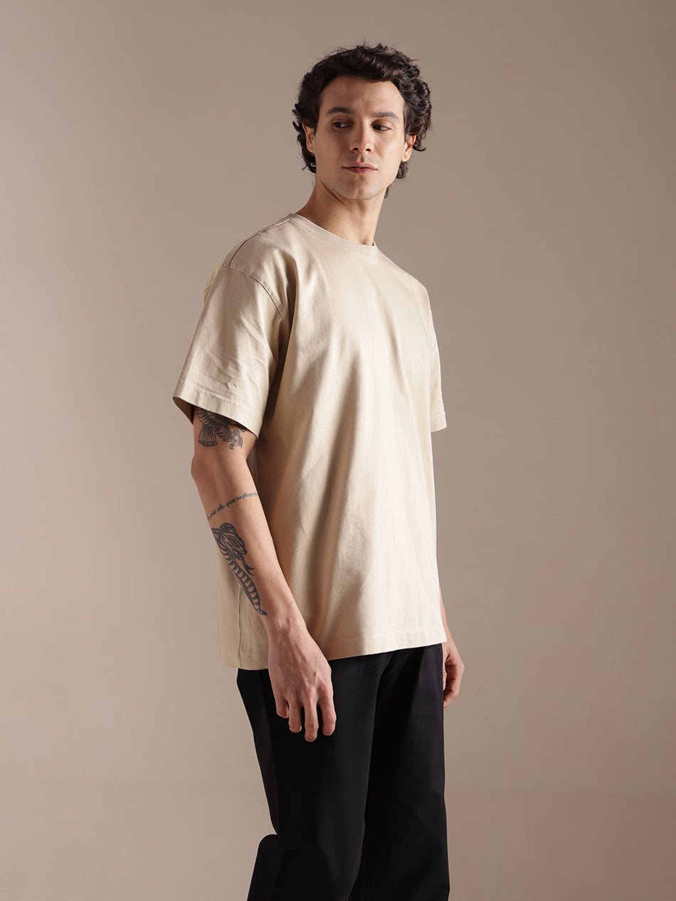 Sandstone Beige Heavy Tee