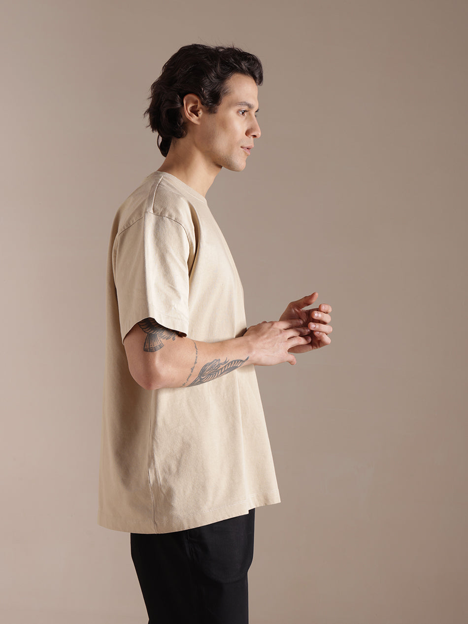 Sandstone Beige Heavy Tee