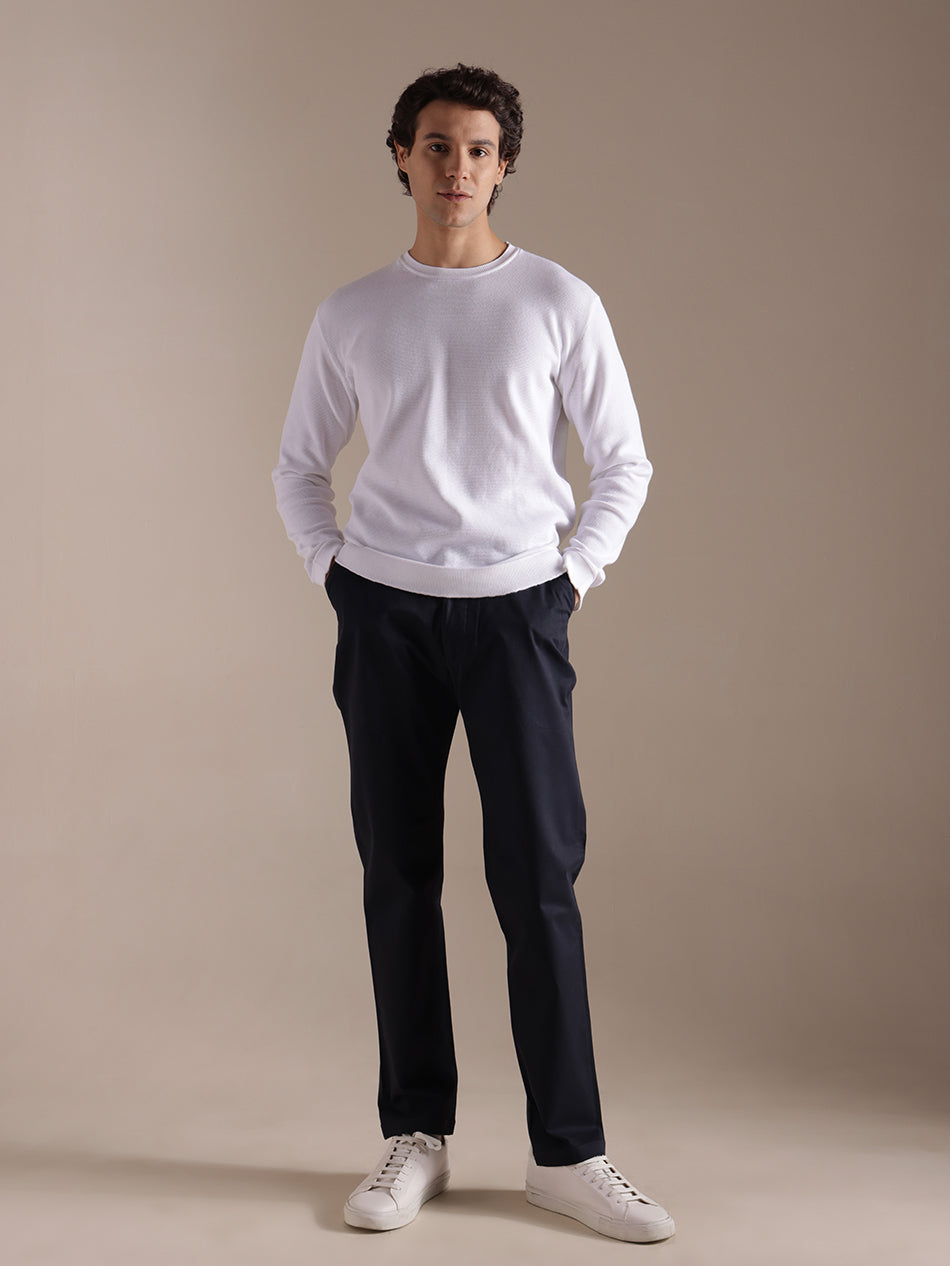 WHITE LONG SLEEVED TEE