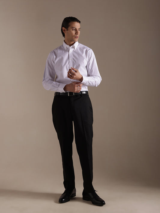 Essential White Button-Down Shirt